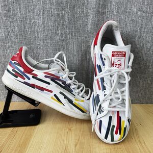RARE Adidas Stan Smith Leather Graffiti Sneakers Sz 10 B24704 Men's Originals
